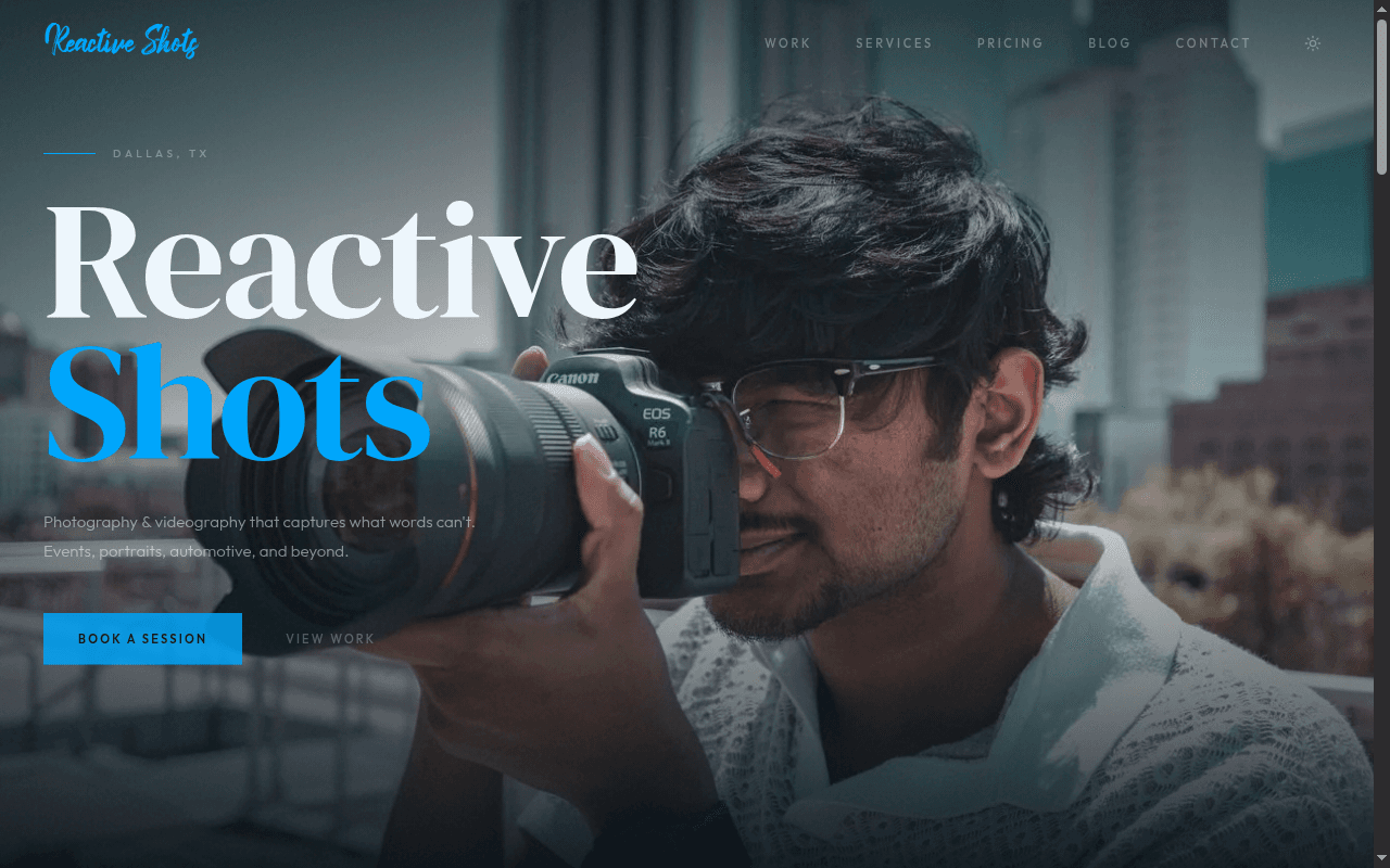 Reactive Shots screenshot